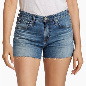 Ag Adriano Goldschmied Indigo Denim Shorts